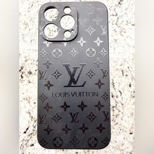 Louis Vuitton Monogram Black Phone Cover